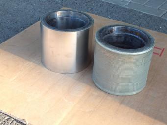 Laser cladding of the cylindrical parts Laser cladding of the cylindrical parts