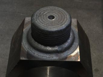 Laser cladding of the pivots Laser cladding of the pivots