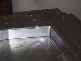 Laser hardening of the mold cutting edges Laser hardening of the mold cutting edges