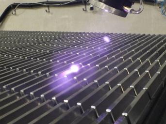 Laser hardening of the steering gears Laser hardening of the steering gears