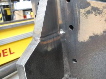 Laser welding of brackets Laser welding of brackets