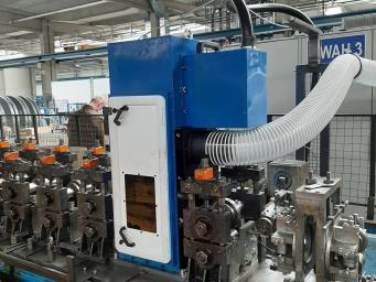 Integrace laserového svařovacího systému do výrobní linky.