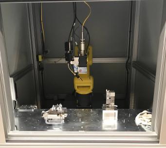 Laserové svařování závěrů pušek s klikou Laserové svařování závěrů pušek s klikou