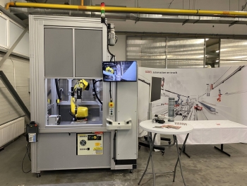 Modulární laserová kabina, svařování, 3D řezání, kalení, MIG/MAG, TIG Modulární laserová kabina, svařování, 3D řezání, kalení, MIG/MAG, TIG