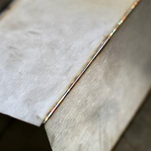 Vnější rohový svar nerez 1mm Vnější rohový svar nerez 1mm