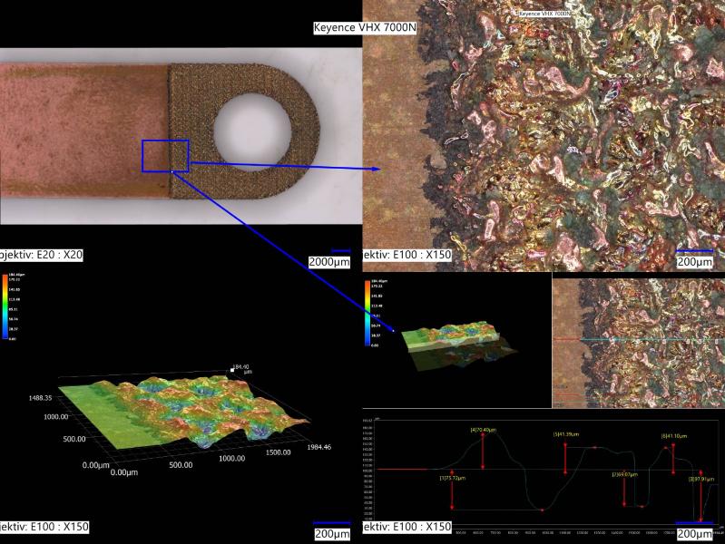 Oberflächenvergröberung durch Trumpf Laser Oberflächenvergröberung durch Trumpf Laser