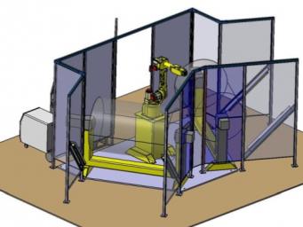 Robotisches Schweißen mit der Technologie FANUC. Robotisches Schweißen mit der Technologie FANUC.